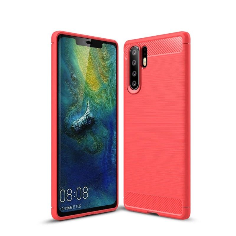 Skal Huawei P30 Pro Svart Borstad Kolfiber