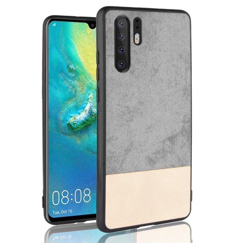 Skal Huawei P30 Pro Svart Tvåfärgat Konstläder