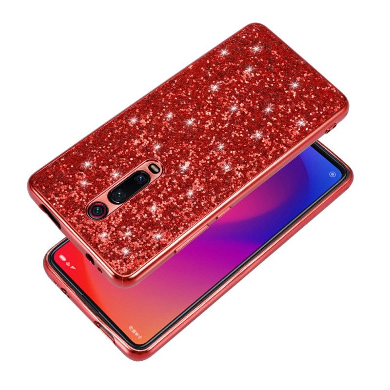 Skal för Xiaomi Mi 9T / Mi 9T Pro Svart Jag Är Glitter