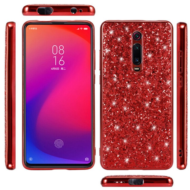 Skal för Xiaomi Mi 9T / Mi 9T Pro Svart Jag Är Glitter