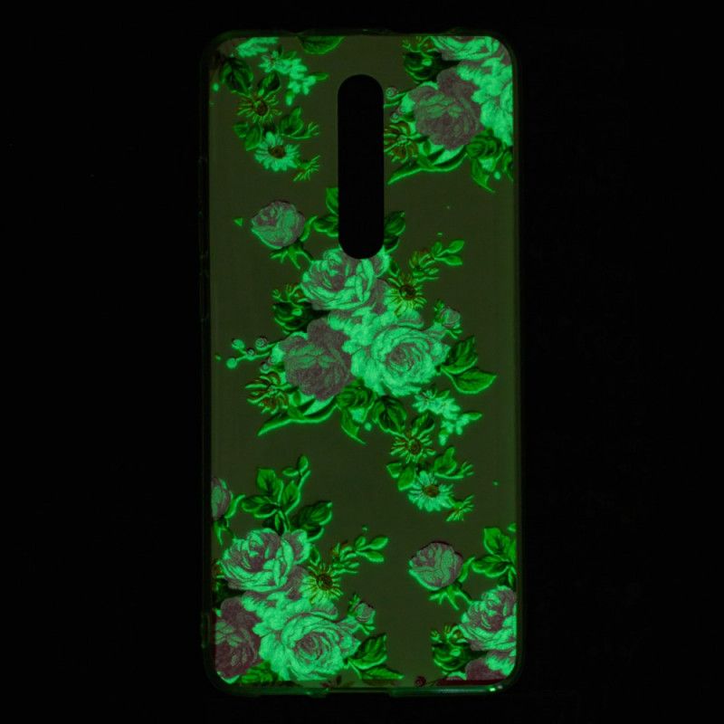 Skal Xiaomi Mi 9T / Mi 9T Pro Fluorescerande Frihetsblommor