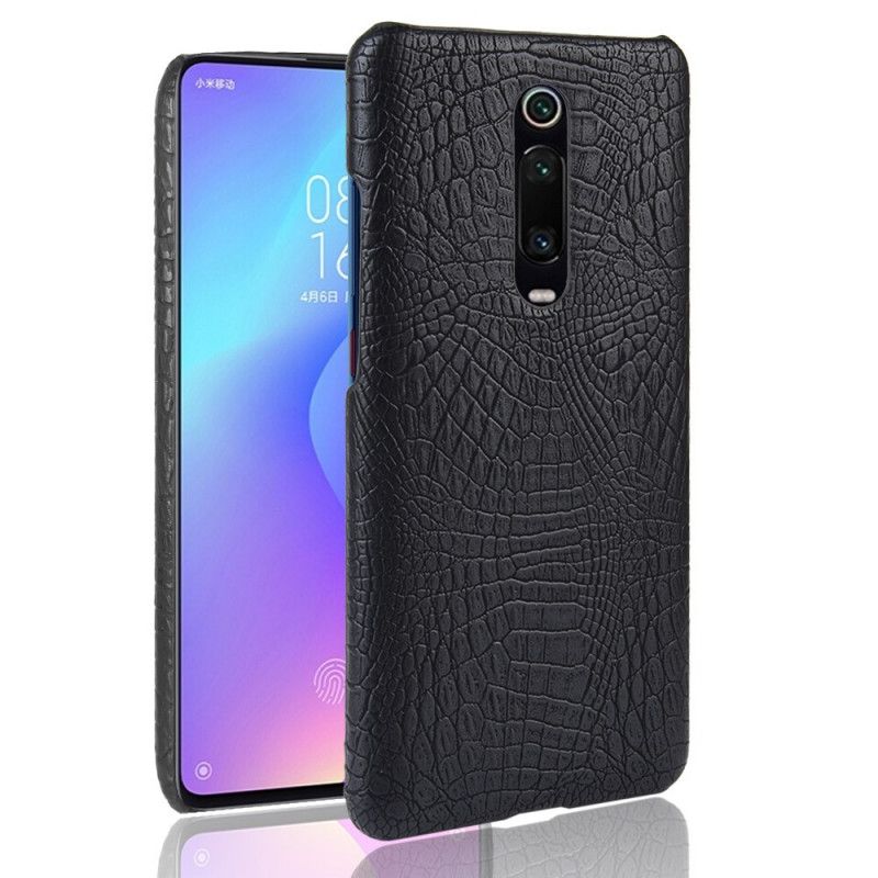 Skal Xiaomi Mi 9T / Mi 9T Pro Svart Krokodilhudeffekt