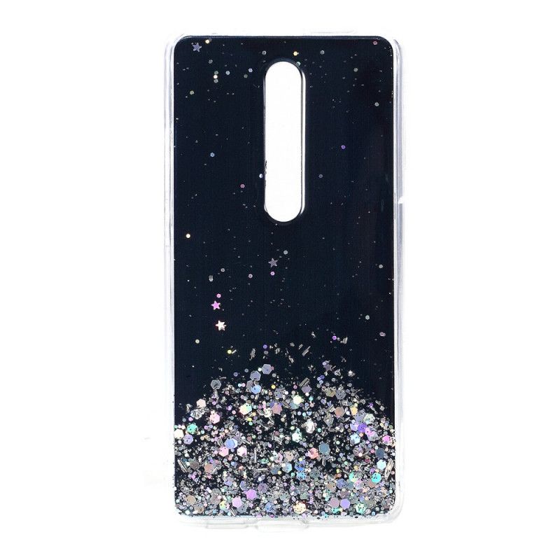 Skal Xiaomi Mi 9T / Mi 9T Pro Svart Mobilskal Jag Älskar Glitter