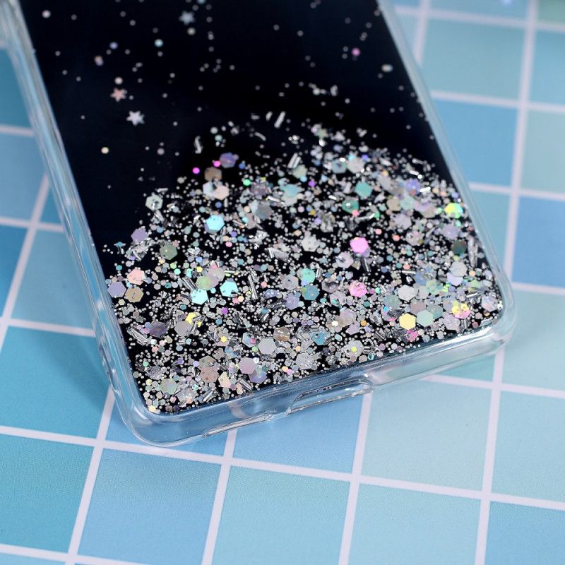 Skal Xiaomi Mi 9T / Mi 9T Pro Svart Mobilskal Jag Älskar Glitter