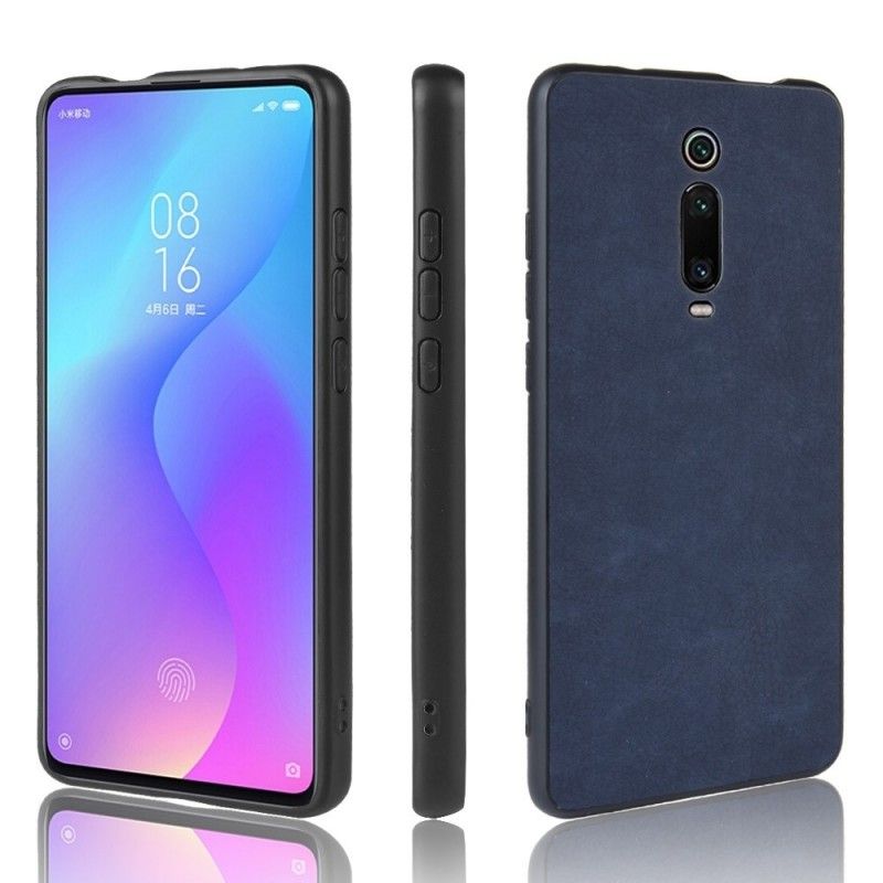 Skal Xiaomi Mi 9T / Mi 9T Pro Svart Vintage-Lädereffekt