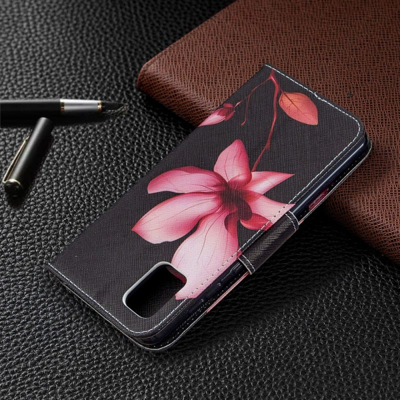 Fodral Samsung Galaxy A31 Rosa Blomma