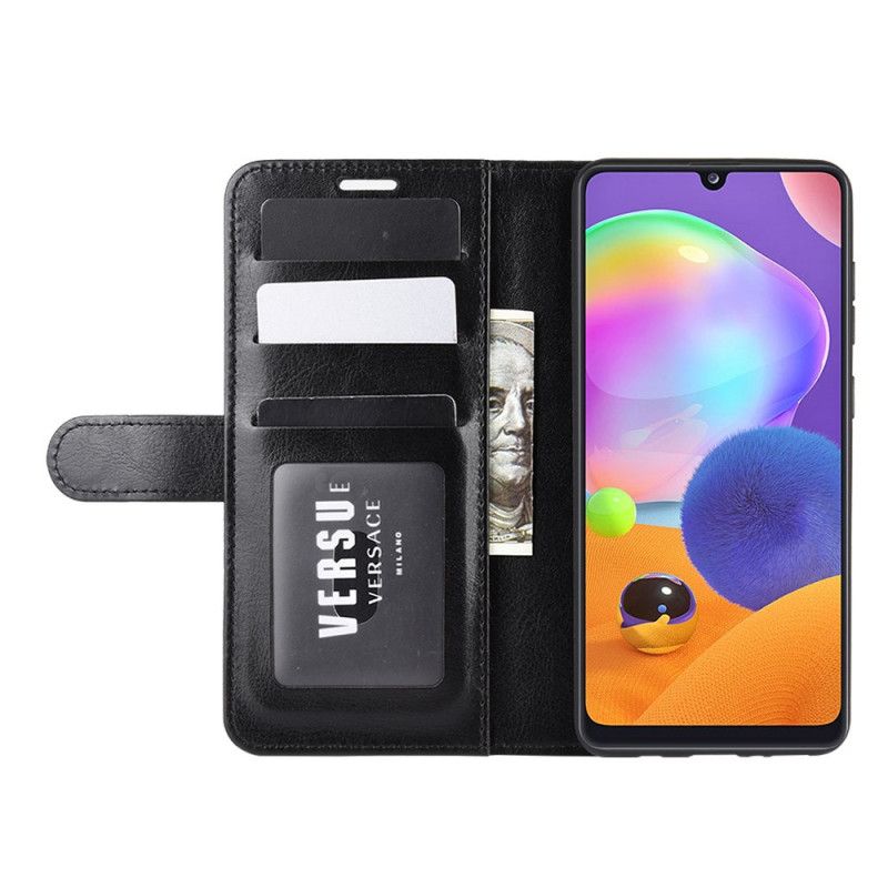 Fodral Samsung Galaxy A31 Svart Ultra Konstläder