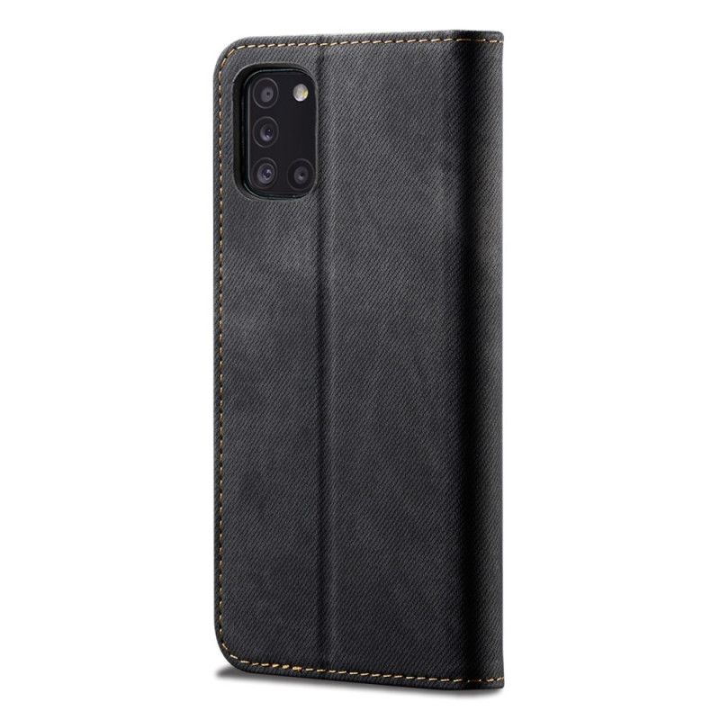 Folio-fodral Samsung Galaxy A31 Svart Jeanstyg