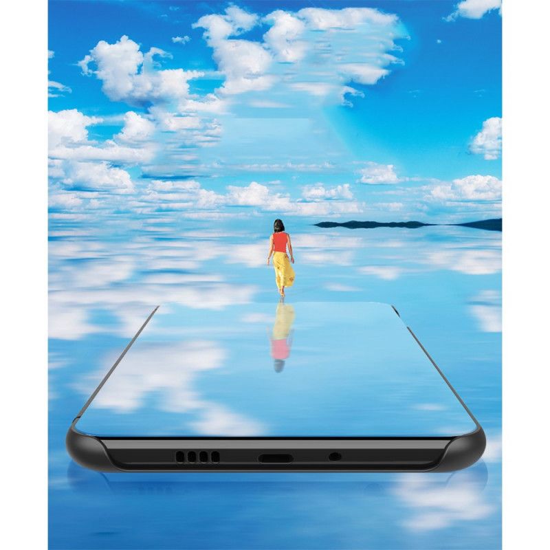 Folio-fodral Samsung Galaxy A31 Svart Spegel