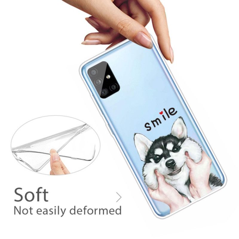 Skal för Samsung Galaxy A31 Leendehund