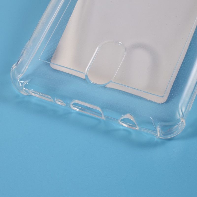Skal för Samsung Galaxy A31 Transparent Korthållare