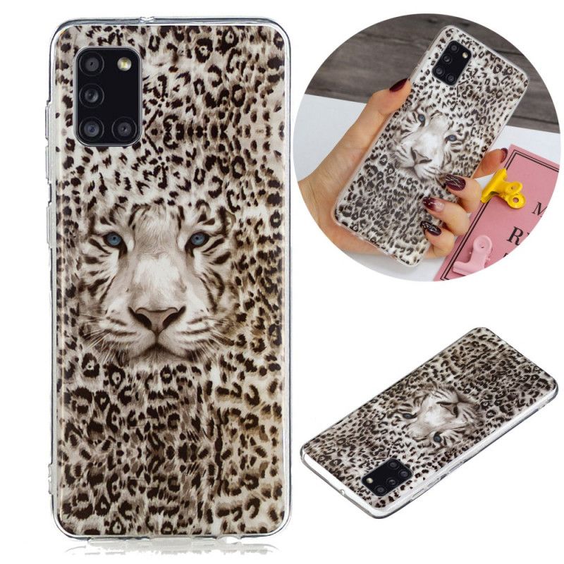 Skal Samsung Galaxy A31 Fluorescerande Leopard