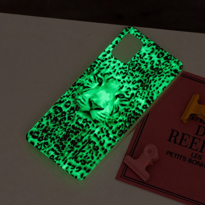 Skal Samsung Galaxy A31 Fluorescerande Leopard