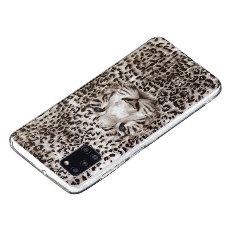 Skal Samsung Galaxy A31 Fluorescerande Leopard