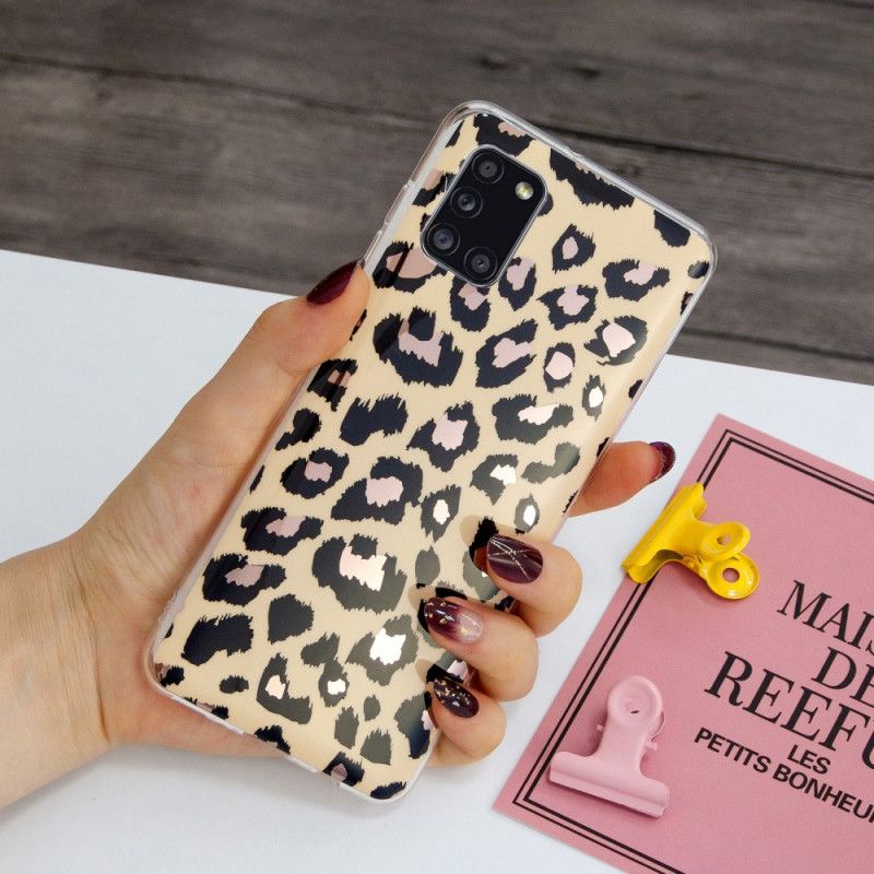 Skal Samsung Galaxy A31 Marmor I Leopardstil