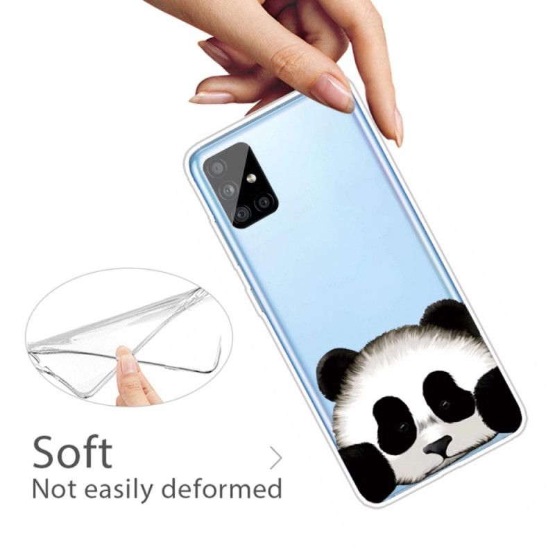 Skal Samsung Galaxy A31 Transparent Panda