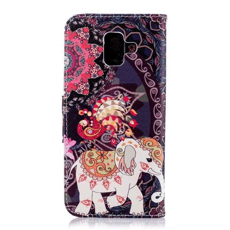 Fodral Samsung Galaxy A6 Etnisk Elefantmandala