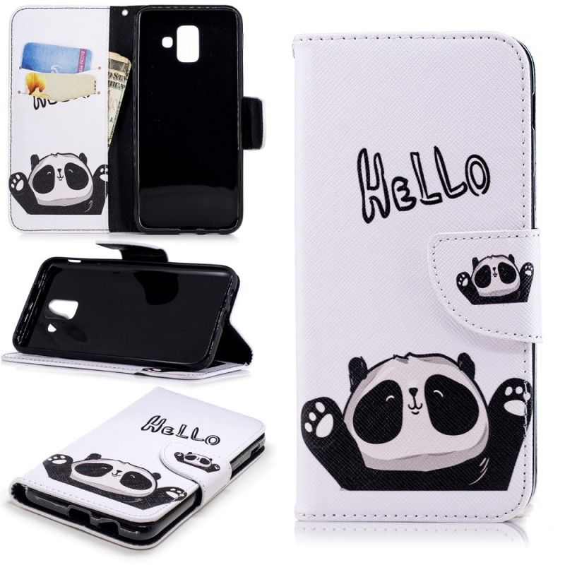 Fodral Samsung Galaxy A6 Hej Panda