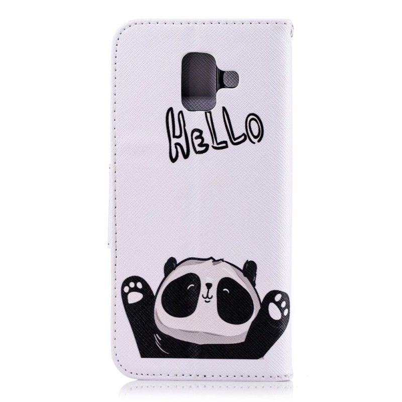 Fodral Samsung Galaxy A6 Hej Panda