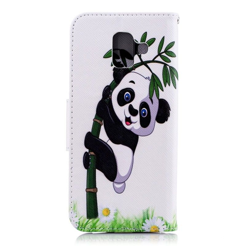 Fodral Samsung Galaxy A6 Panda På Bambu