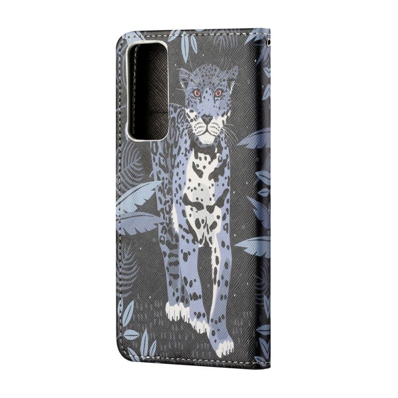 Fodral Huawei P Smart 2021 Leopard Med Rem