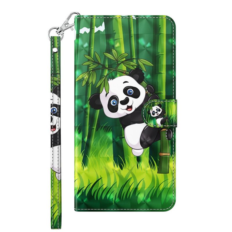 Fodral Huawei P Smart 2021 Panda Och Bambu