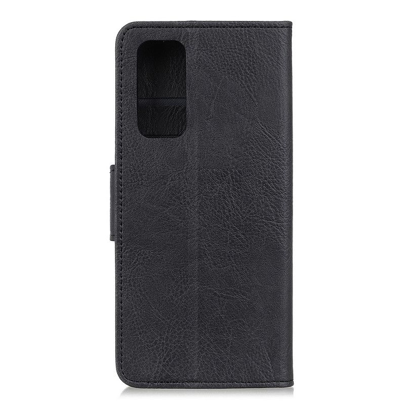 Fodral Huawei P Smart 2021 Svart Litchi Konsistens