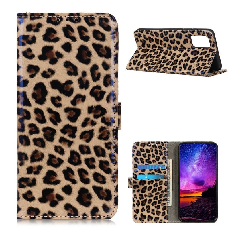 Läderfodral Huawei P Smart 2021 Mobilskal Leopard