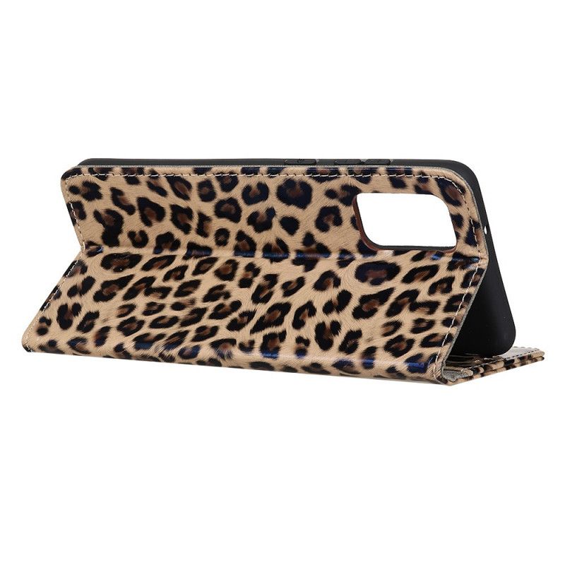 Läderfodral Huawei P Smart 2021 Mobilskal Leopard