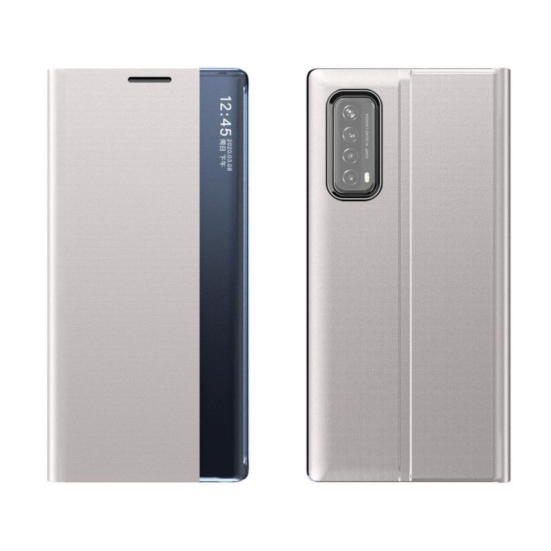 Se Omslag Huawei P Smart 2021 Svart Texturerat Konstläder