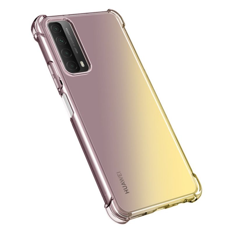 Skal för Huawei P Smart 2021 Magenta Lutningsfärg