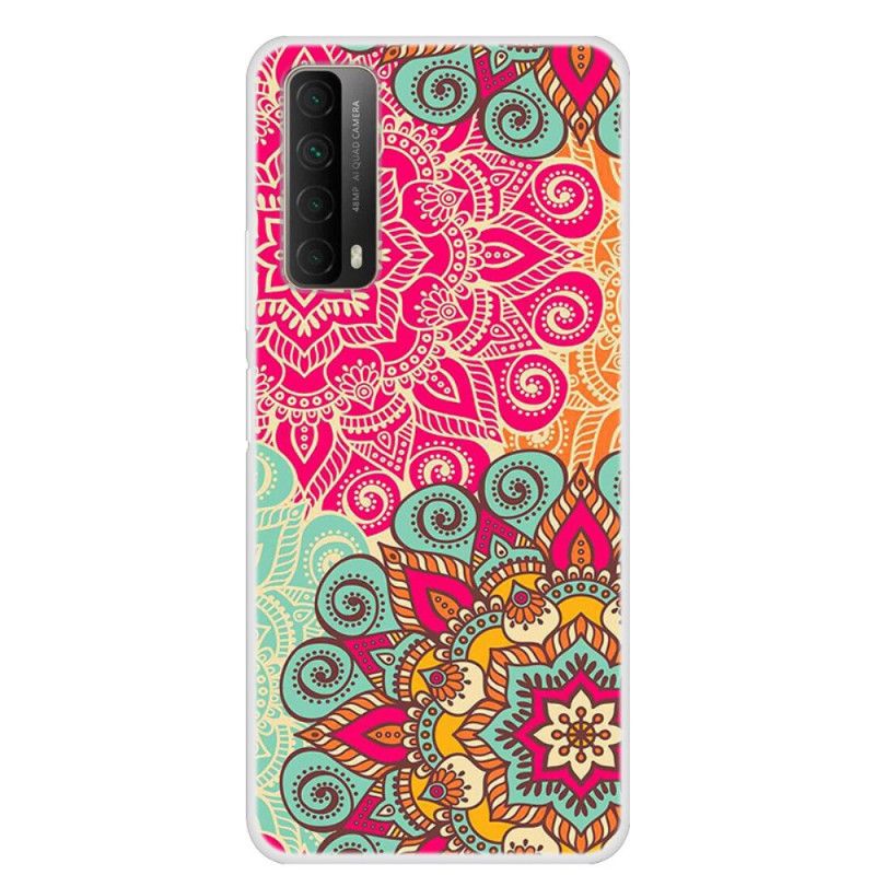 Skal för Huawei P Smart 2021 Magenta Mandala-Trend