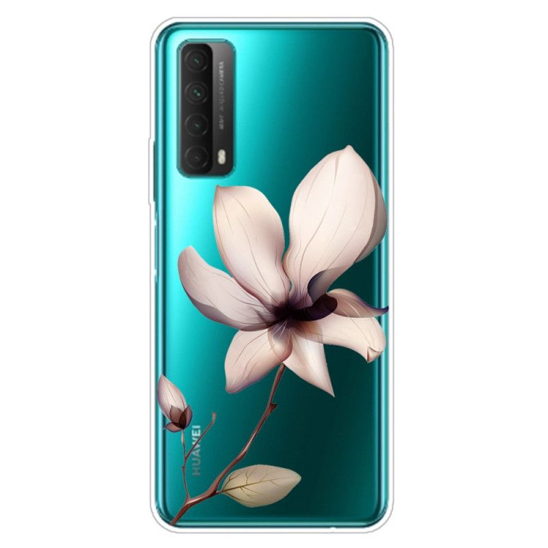 Skal för Huawei P Smart 2021 Rosa Blommor