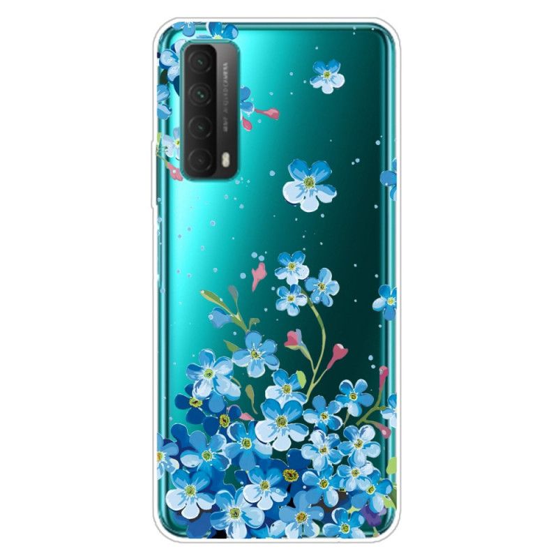 Skal Huawei P Smart 2021 Bukett Med Blå Blommor