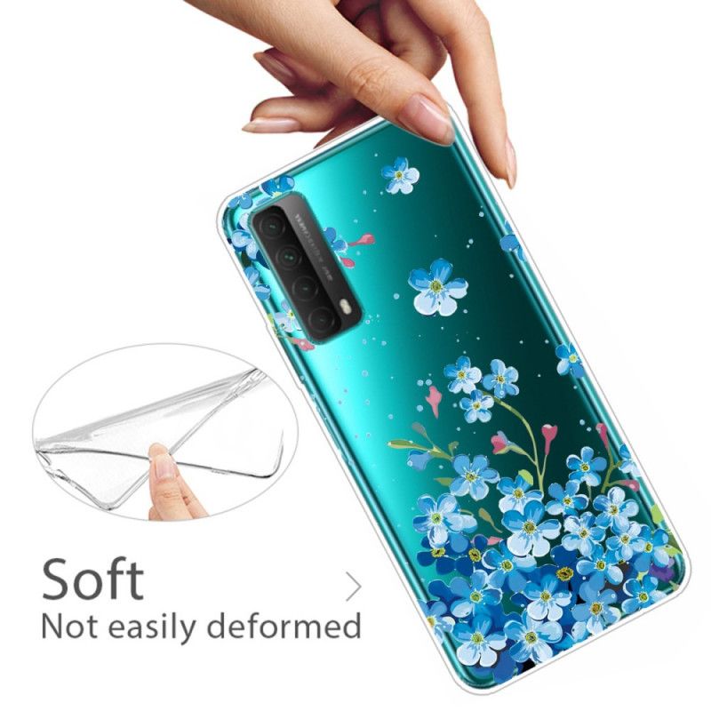 Skal Huawei P Smart 2021 Bukett Med Blå Blommor