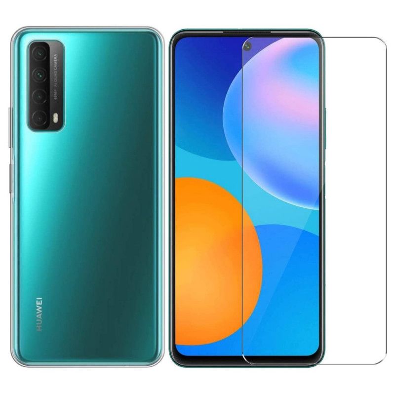 Skal Huawei P Smart 2021 Mobilskal Combo För Skal Och Skärmhärdat Glas