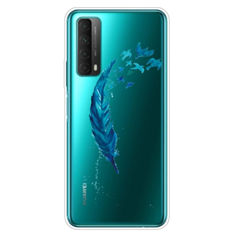 Skal Huawei P Smart 2021 Mobilskal Vacker Fjäder