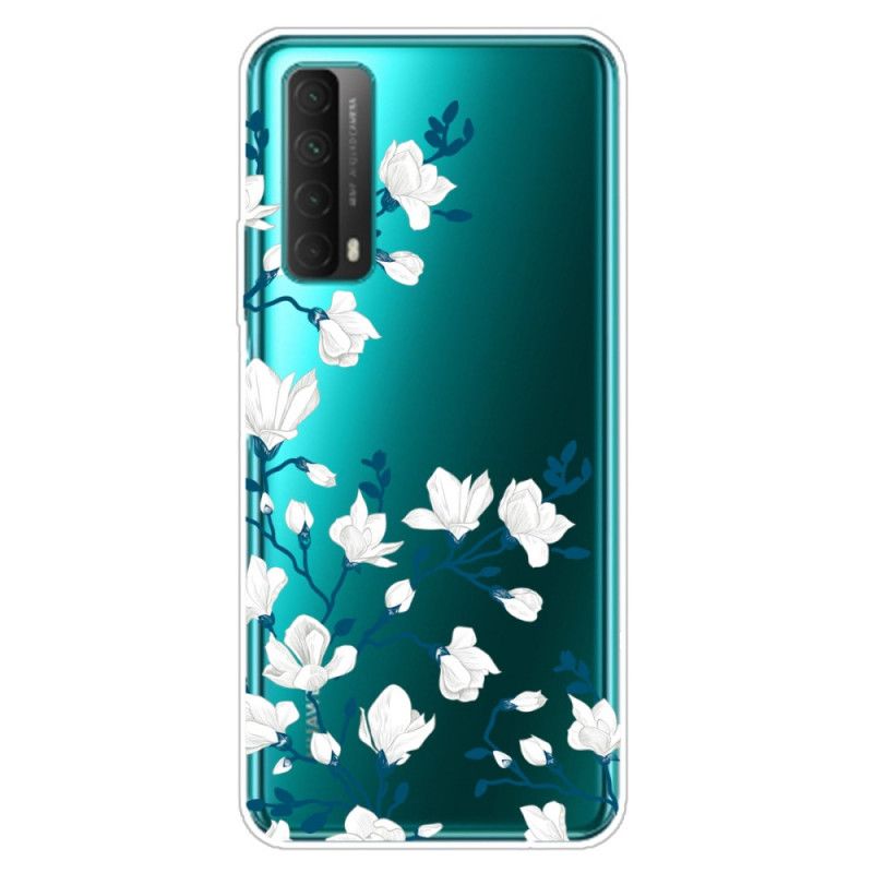 Skal Huawei P Smart 2021 Vita Blommor