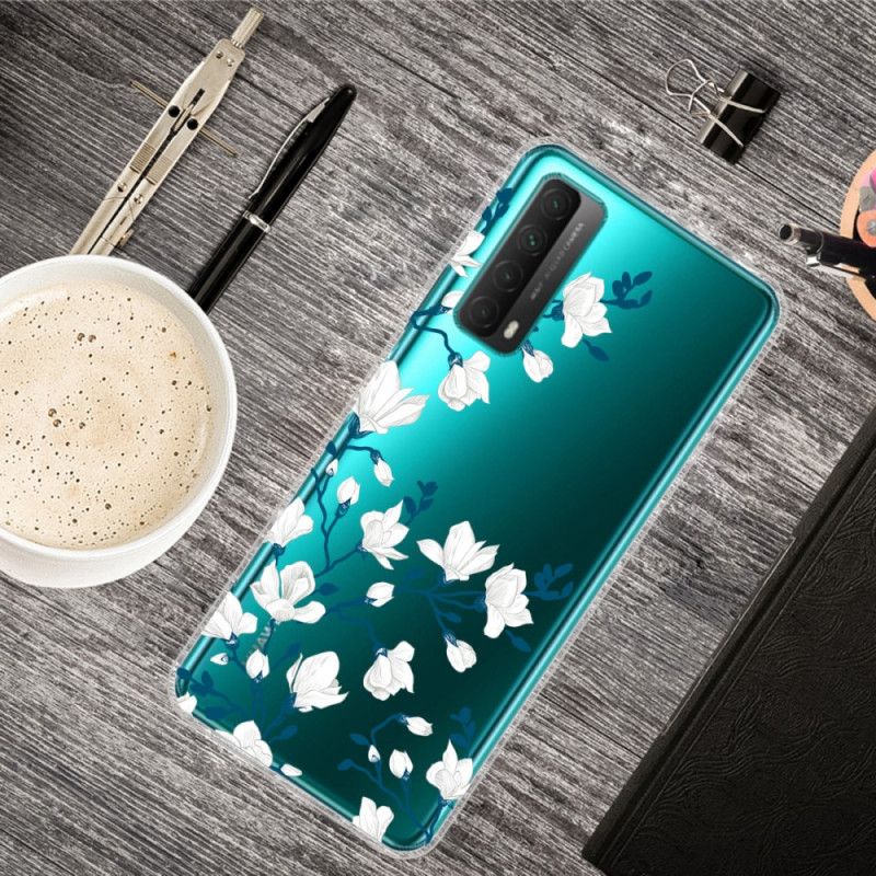 Skal Huawei P Smart 2021 Vita Blommor