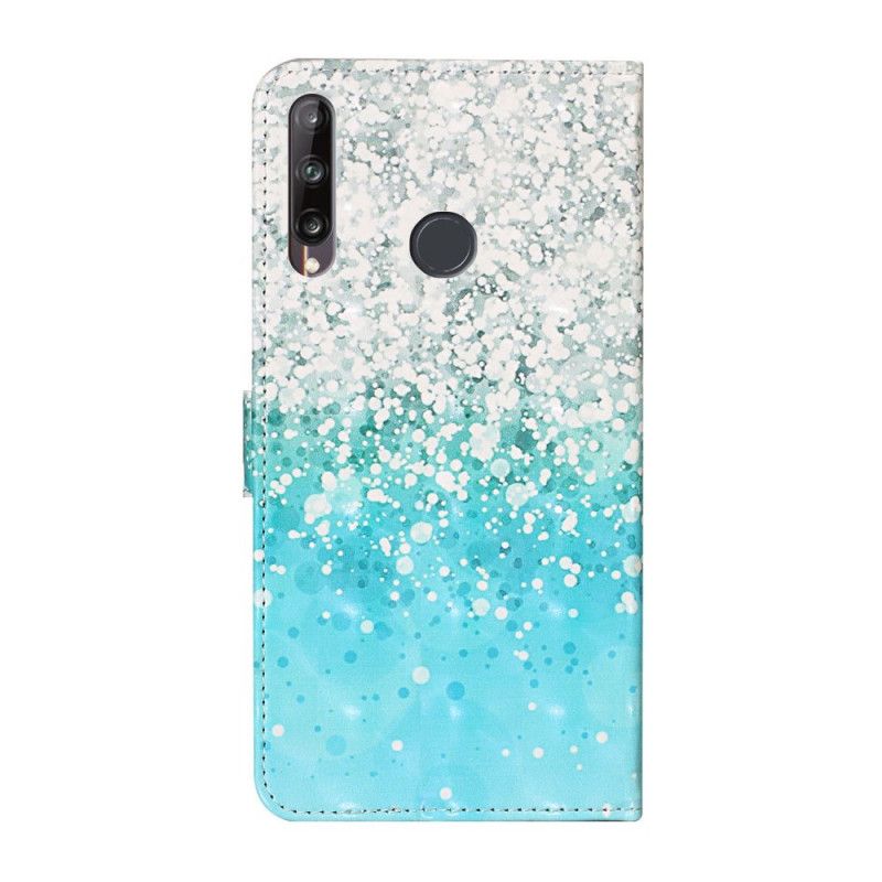 Fodral för Huawei Y6p Blå Glittergradient