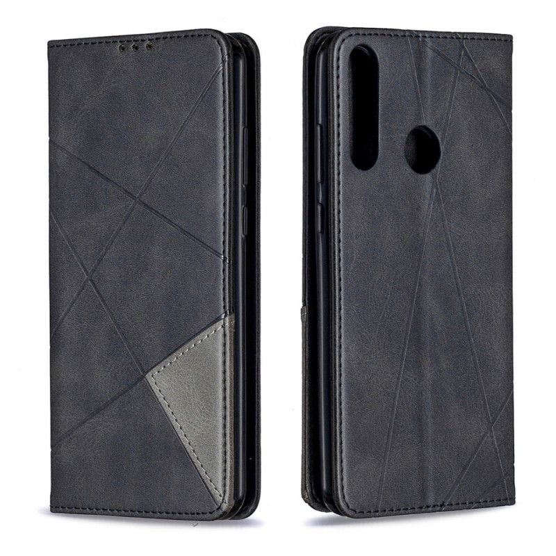 Folio-fodral Huawei Y6p Svart Konstnärstil