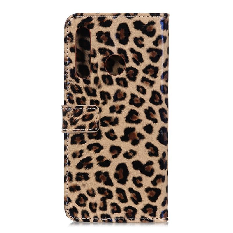 Läderskal Huawei Y6p Leopard