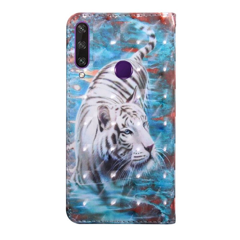 Läderskal Huawei Y6p Tiger I Vattnet