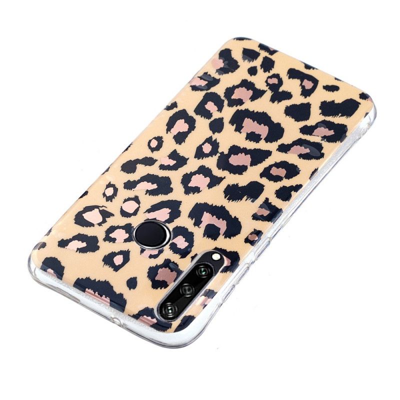 Skal för Huawei Y6p Leopardstil