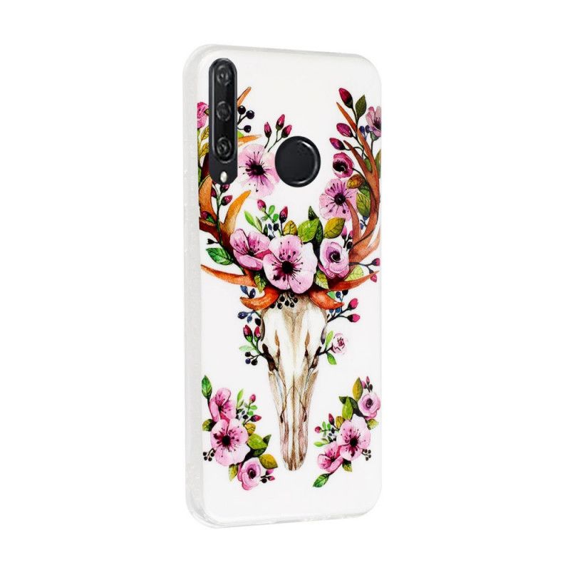 Skal Huawei Y6p Fluorescerande Blommande Älg