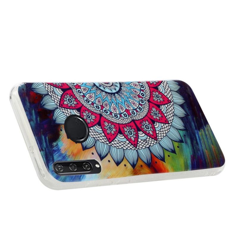 Skal Huawei Y6p Mobilskal Fluorescerande Mandala