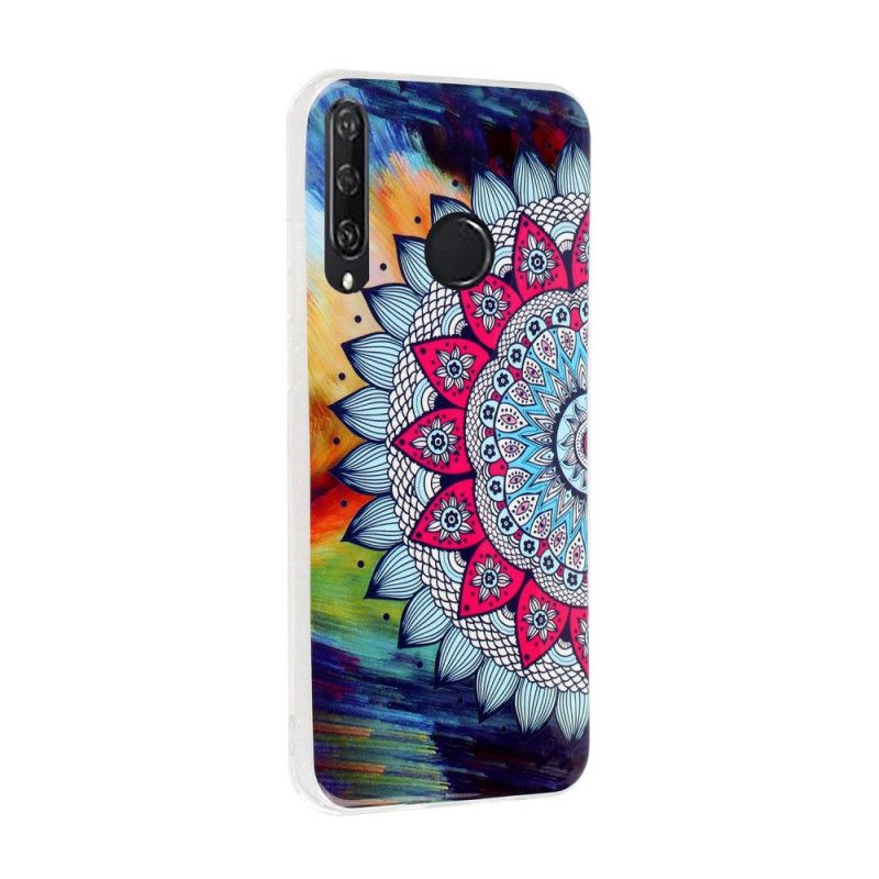 Skal Huawei Y6p Mobilskal Fluorescerande Mandala