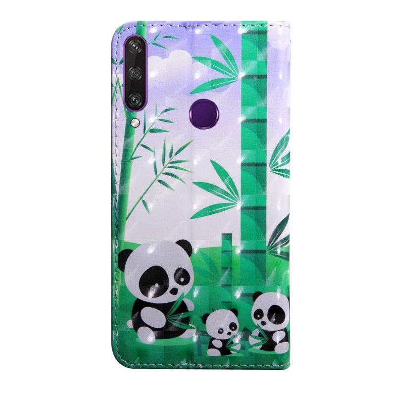 Skyddsfodral Huawei Y6p Pandafamilj