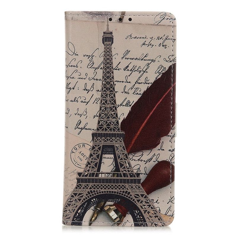 Fodral för Samsung Galaxy Note 20 Poetens Eiffeltorn