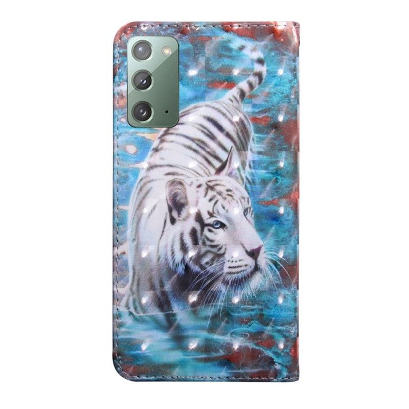 Fodral för Samsung Galaxy Note 20 Tiger I Vattnet